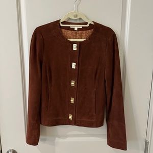 Etcetera Cognac Suede Jacket